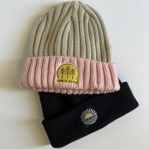 Life is Good beanies